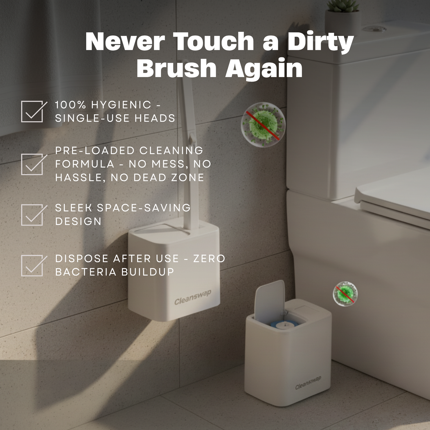 Advanced Disposable Toilet Brush