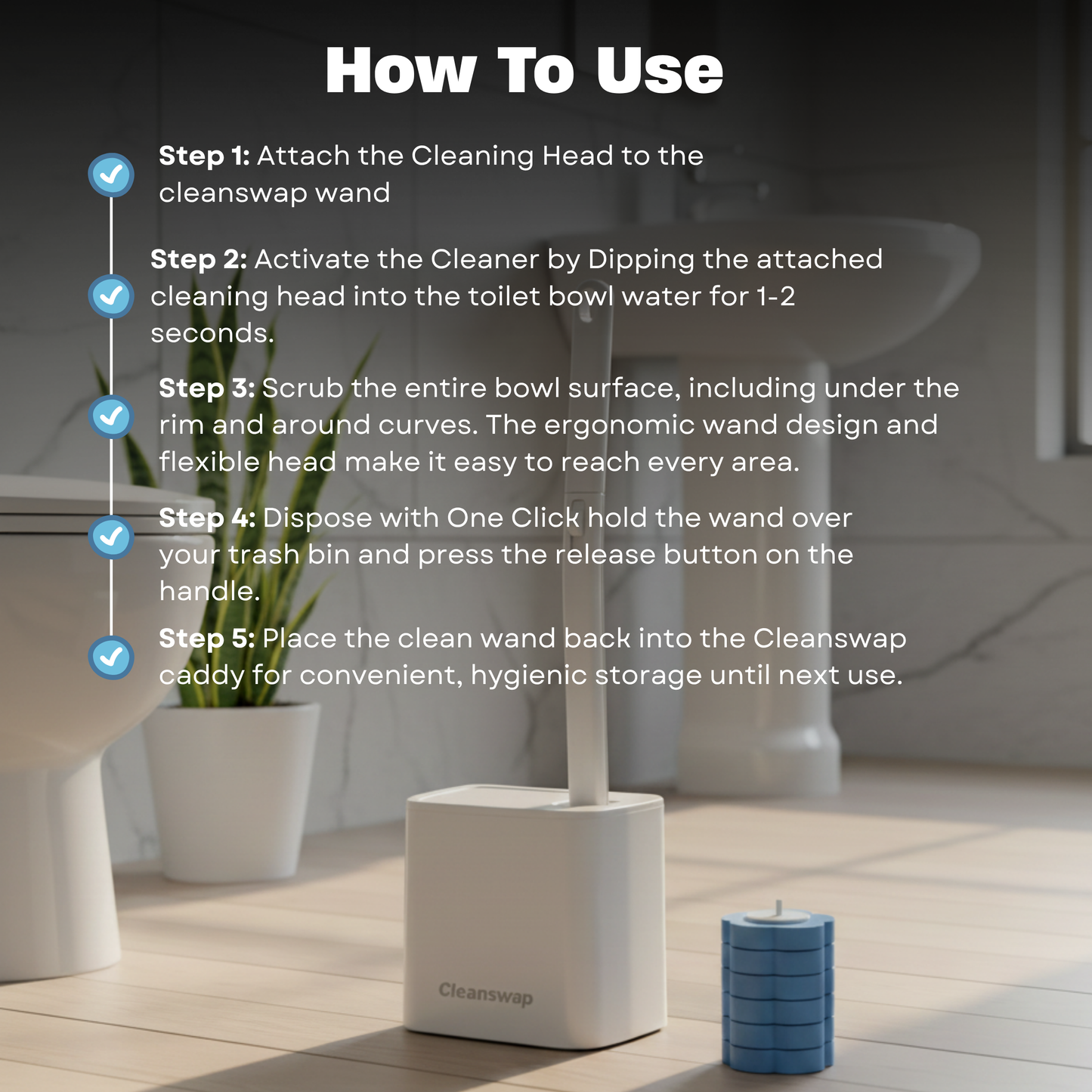 Advanced Disposable Toilet Brush