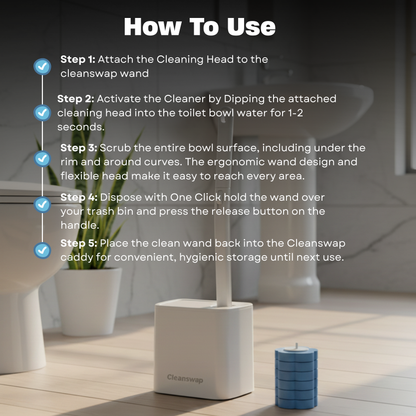 Advanced Disposable Toilet Brush